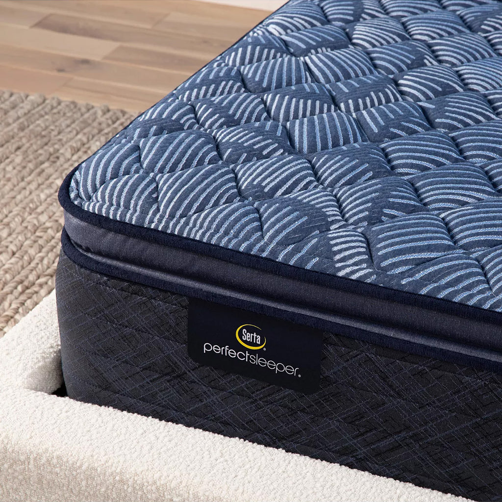 Serta Perfect Sleeper Cobalt Calm Plush Pillow Top | Schneiderman's ...