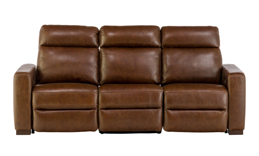 Parkers Leather Power Reclining Sofa | Schneiderman's Furniture