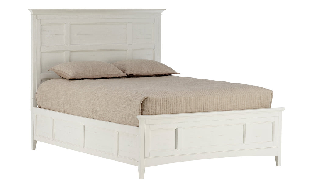 Heron Cove Chalk White Panel Bed 