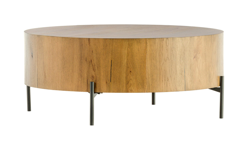 Eaton Drum Coffee Table | Schneiderman's Furniture