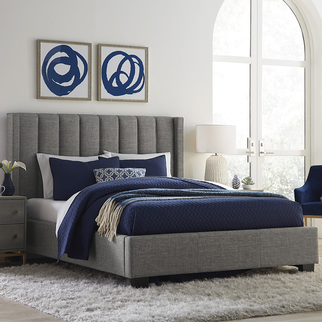 Palermo Upholstered Bed | Schneiderman's Furniture