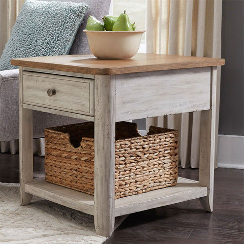 Farmhouse Reimagined End Table | Schneiderman's Furniture