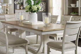 Farmhouse Reimagined Trestle Table | Schneiderman's Furniture