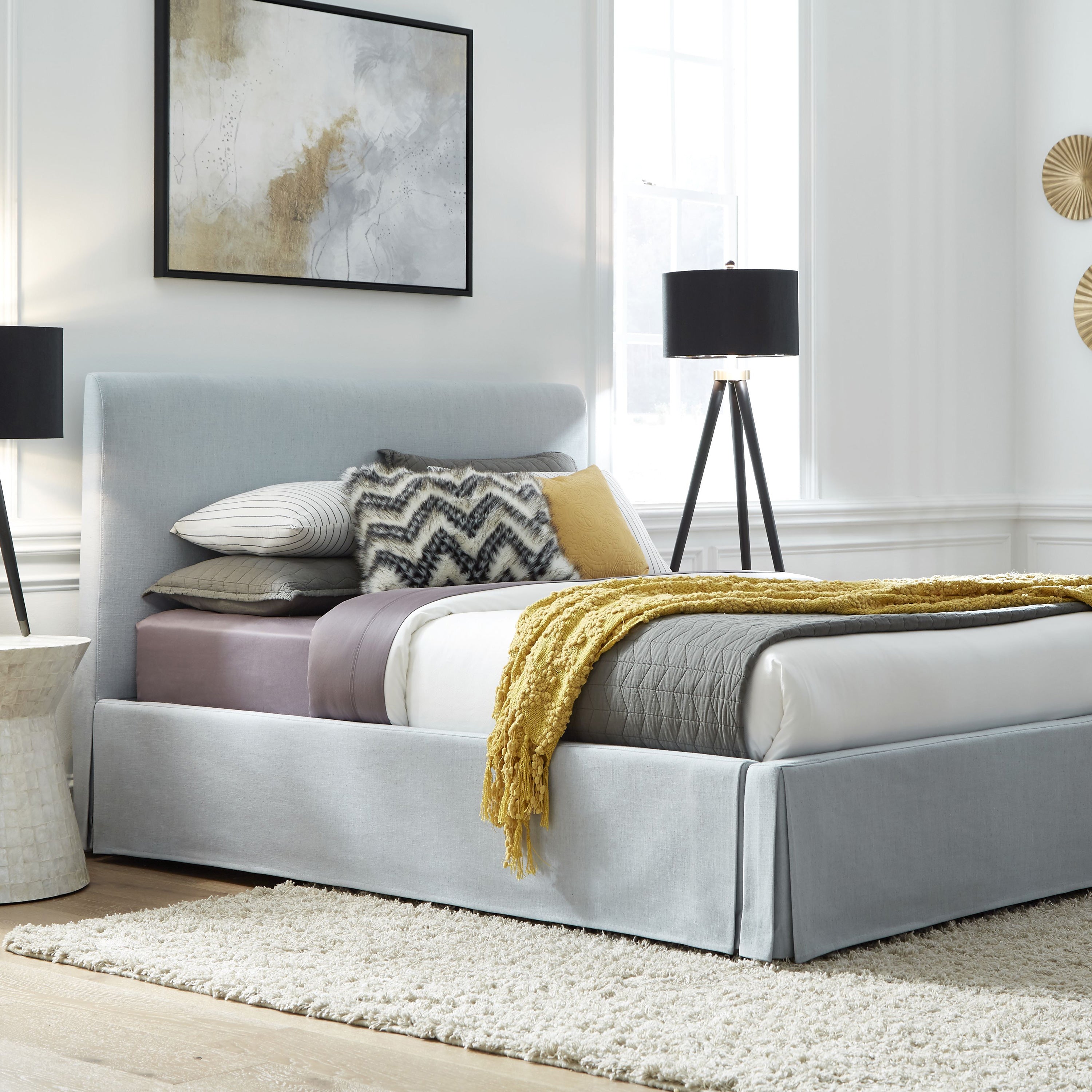 Shelby Upholstered Bed | Schneiderman's Furniture