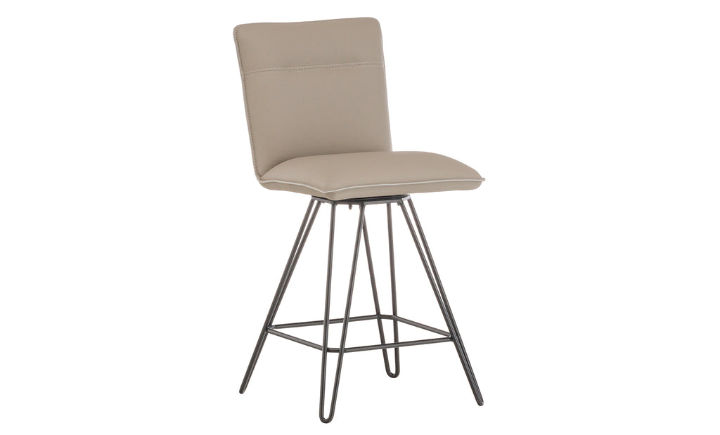 Demi Taupe Counter Stool | Schneiderman's Furniture