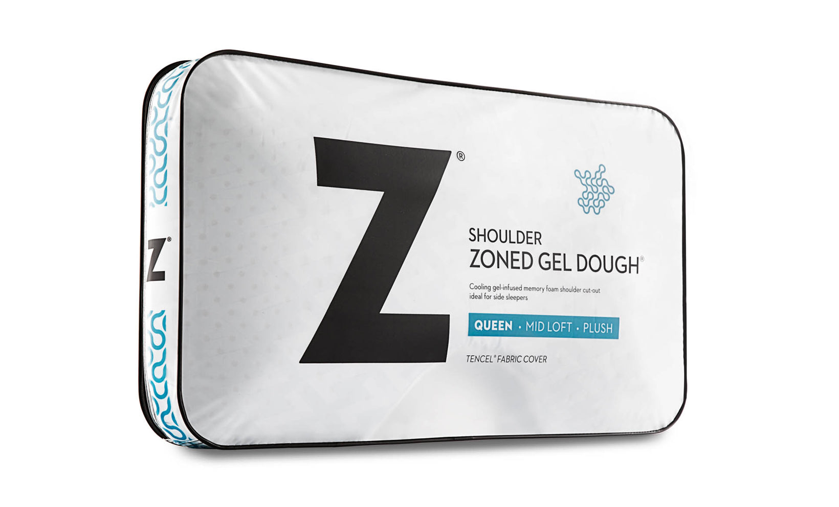 Zoned gel deals dough pillow