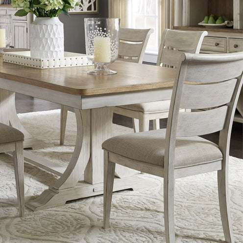 Farmhouse Reimagined Upholstered Dining Chair | Schneiderman's Furniture