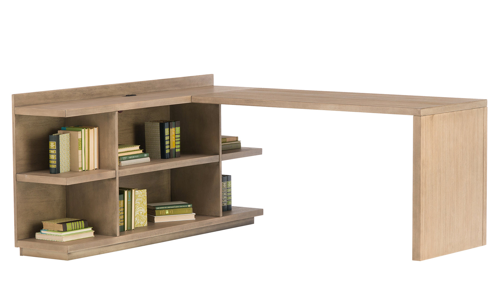 Perspectives Sun-Drenched Bookcase Desk